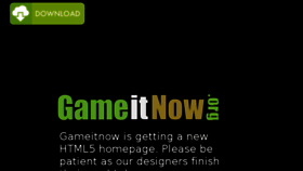 What Gameitnow.org website looked like in 2015 (8 years ago)