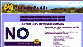 What Grahamsmith.org website looked like in 2015 (8 years ago)