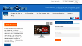 What Globalchat.org website looked like in 2015 (8 years ago)