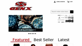 What Genxclothing.net website looked like in 2015 (8 years ago)