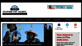 What Guineehitmusique.com website looked like in 2015 (8 years ago)