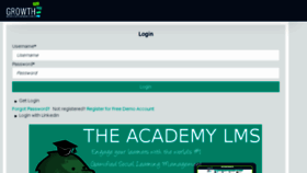 What Growthacademy.co.uk website looked like in 2015 (8 years ago)
