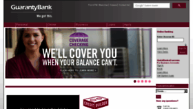 What Guarantybank.com website looked like in 2015 (8 years ago)