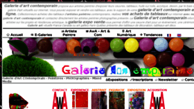 What Galerie-contemporaine.com website looked like in 2015 (8 years ago)