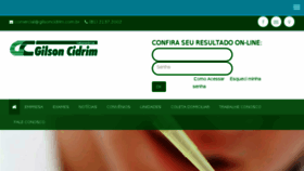 What Gilsoncidrim.com.br website looked like in 2015 (8 years ago)