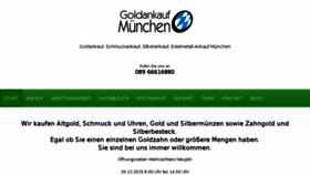 What Goldankauf-muenchen.de website looked like in 2015 (8 years ago)
