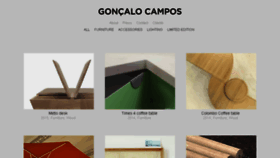 What Goncalocampos.com website looked like in 2015 (8 years ago)