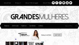 What Grandesmulheres.com website looked like in 2015 (8 years ago)