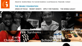 What Grablefdn.org website looked like in 2015 (8 years ago)