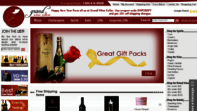 What Grandwinecellar.com website looked like in 2016 (8 years ago)