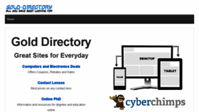 What Gold-directory.com website looked like in 2016 (8 years ago)