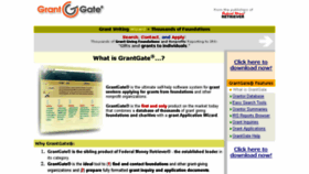 What Grantgate.com website looked like in 2016 (8 years ago)