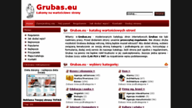 What Grubas.eu website looked like in 2016 (8 years ago)