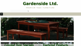 What Gardenside.com website looked like in 2016 (8 years ago)