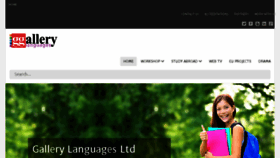 What Gallerylanguages.com website looked like in 2016 (8 years ago)