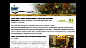 What Gourmetdelightscatering.com website looked like in 2016 (8 years ago)