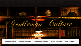 What Gentlemanculture.com website looked like in 2016 (8 years ago)