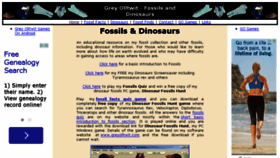 What Go-fossils.com website looked like in 2016 (8 years ago)