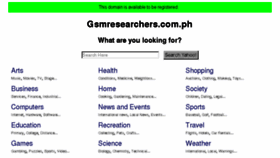 What Gsmresearchers.com.ph website looked like in 2016 (8 years ago)