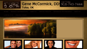 What Genemccormickdds.com website looked like in 2016 (8 years ago)