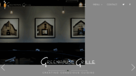 What Greenhousegrille.com website looked like in 2016 (8 years ago)