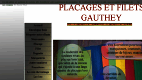 What Gauthey.fr website looked like in 2016 (8 years ago)