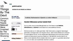 What Gedicht-welt.de website looked like in 2016 (8 years ago)
