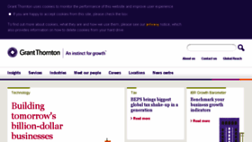 What Grant-thornton.co.uk website looked like in 2016 (8 years ago)