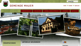 What Gemeinde-mauer.de website looked like in 2016 (8 years ago)