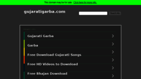 What Gujaratigarba.com website looked like in 2016 (8 years ago)