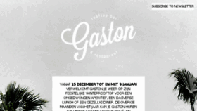 What Gaston-gent.be website looked like in 2016 (8 years ago)