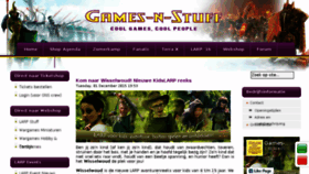 What Gamesnstuff.com website looked like in 2016 (8 years ago)