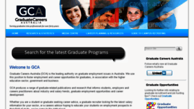 What Graduatecareers.com.au website looked like in 2016 (8 years ago)