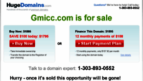 What Gmicc.com website looked like in 2016 (8 years ago)