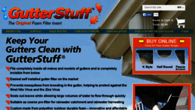 What Gutterstuff.com website looked like in 2016 (8 years ago)