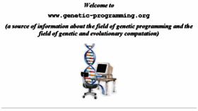 What Genetic-programming.org website looked like in 2016 (8 years ago)