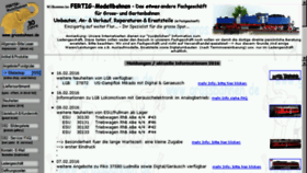 What Grossbahnen.de website looked like in 2016 (8 years ago)