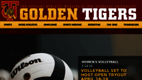 What Goldentigersports.com website looked like in 2016 (8 years ago)