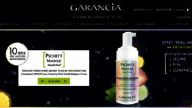 What Garancia-beauty.com website looked like in 2016 (8 years ago)