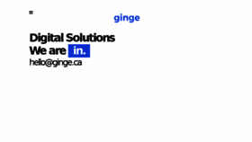 What Ginge.ca website looked like in 2016 (8 years ago)