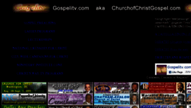 What Gospelitv.com website looked like in 2016 (8 years ago)