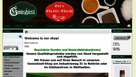 What Gwuerzhuesli.ch website looked like in 2016 (8 years ago)
