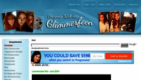 What Glimmerfee.de website looked like in 2016 (8 years ago)