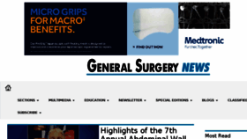 What Generalsurgerynews.com website looked like in 2016 (8 years ago)