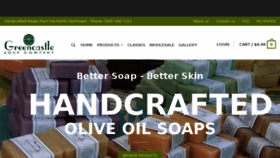 What Greencastlesoap.com website looked like in 2016 (8 years ago)