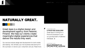 What Greatapes.fi website looked like in 2016 (8 years ago)
