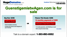 What Guenstigemietwagen.com website looked like in 2016 (8 years ago)