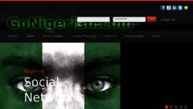 What Gonigerian.com website looked like in 2016 (8 years ago)