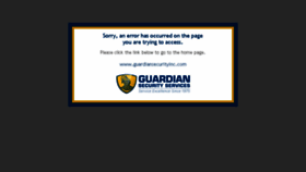 What Guardiansecurityinc.com website looked like in 2016 (8 years ago)