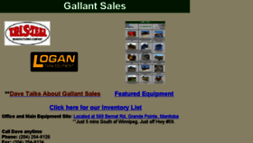 What Gallantsales.com website looked like in 2016 (8 years ago)